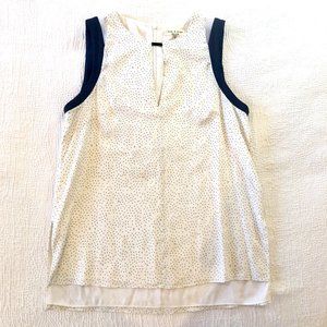 Rag and Bone sleeveless blouse  w/ polka dots